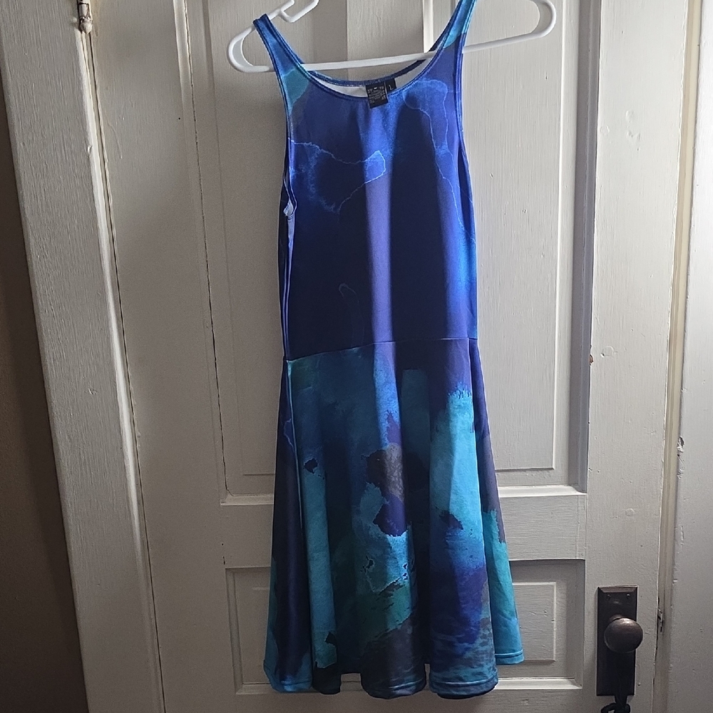 Blue High Low Dress